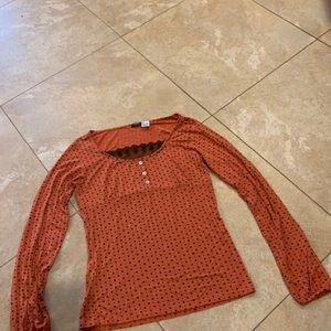 laredoute long sleeve top size 10-12